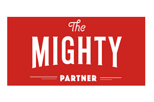 The Mighty Partner Logo