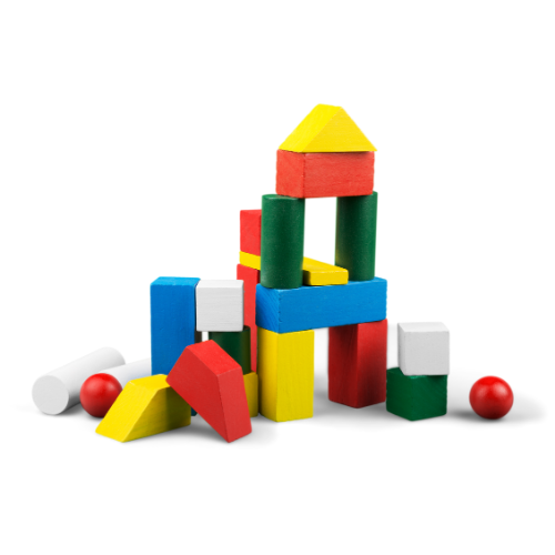 picture of toy building blocks